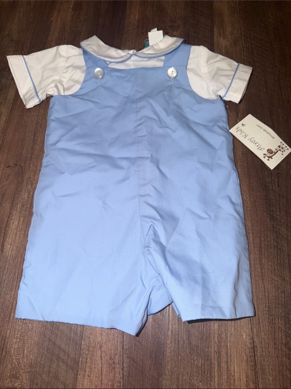 Anvy Kids Romper Overall Button Set 2‎ piece